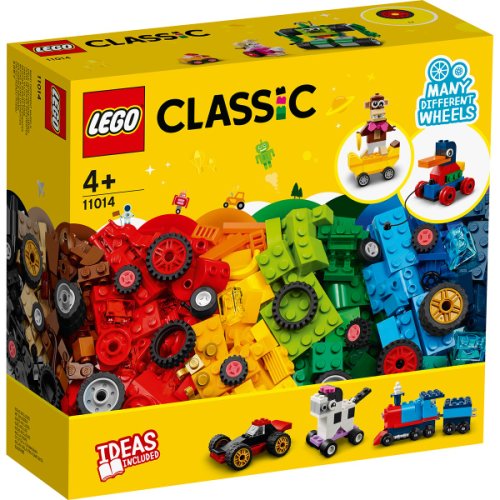 Lego® classic - caramizi si roti (11014)