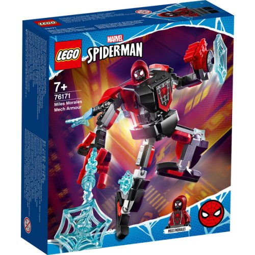 Lego® marvel super heroes - armura robotului miles morales (76171)
