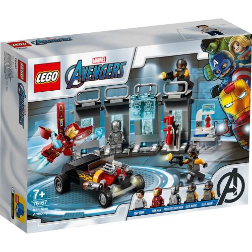 Lego® marvel super heroes - arsenalul lui iron man (76167)