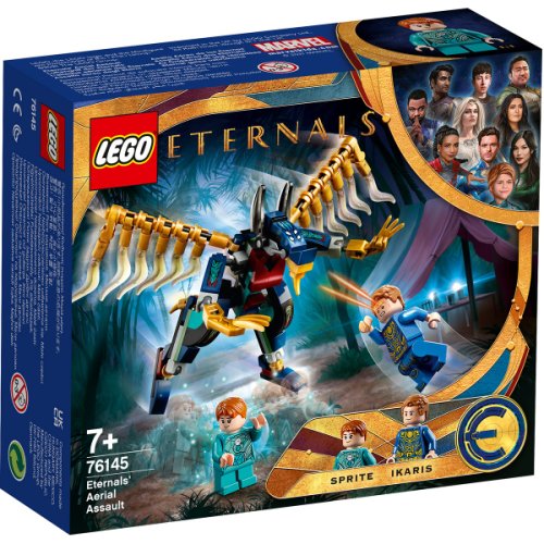 Lego® marvel super heroes - asaltul aerian al eternilor (76145)