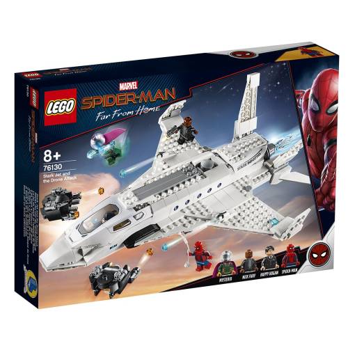 Lego® marvel super heroes - avionul stark si atacul dronei (76130)