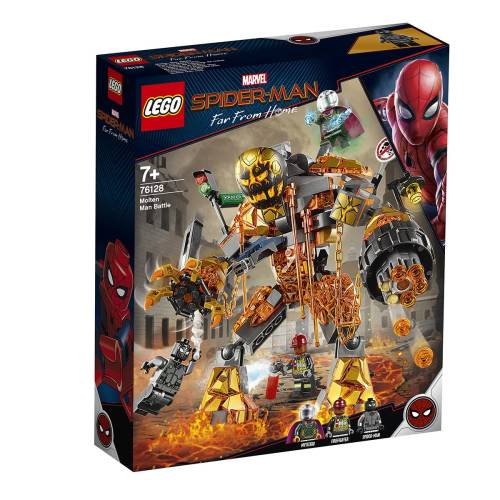 Lego® marvel super heroes - batalia lui molten man (76128)