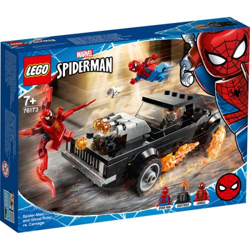 Lego® marvel super heroes - omul paianjen si calaretul fantoma contra carnage (76173)