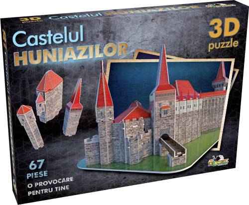 Puzzle 3d - castelul huniazilor