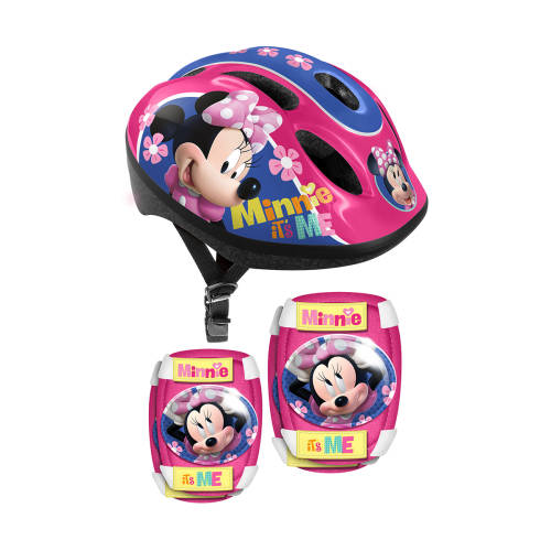 Set de accesorii protectie si casca Disney Minnie Mouse, s
