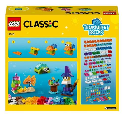 Lego® classic caramizi transparente creative 11013
