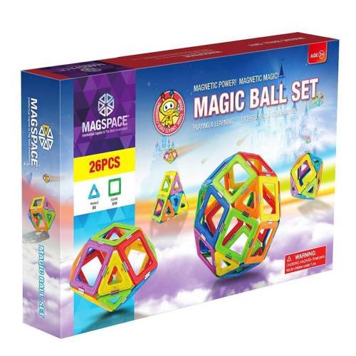 Magspace Joc constructie magnetic ball 26 piese