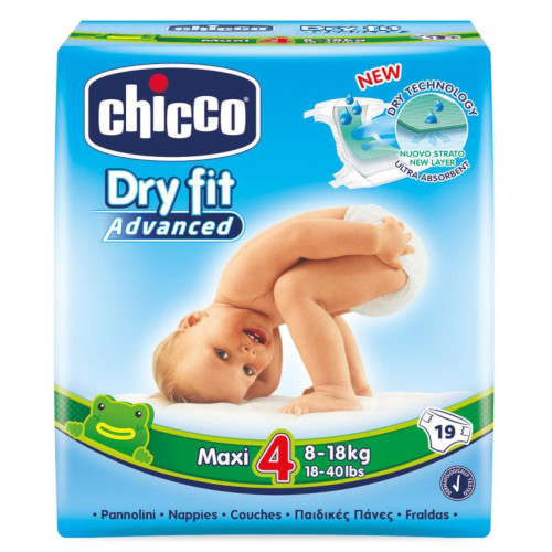 Chicco Scutece dry fit advanced maxi nr.4 (8-18 kg)