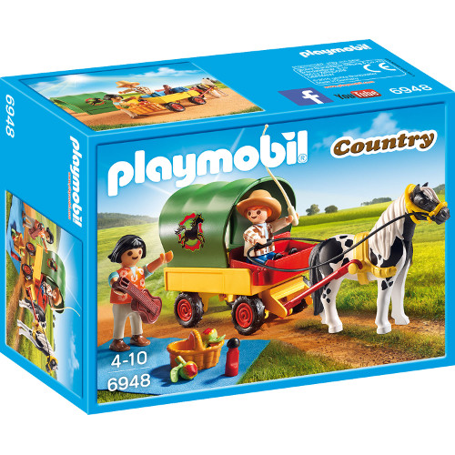 Playmobil Trasura cu ponei si picnic
