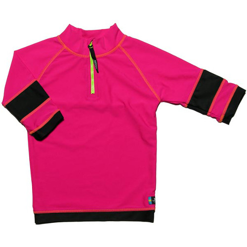 Swimpy Tricou de baie pink black 98-104