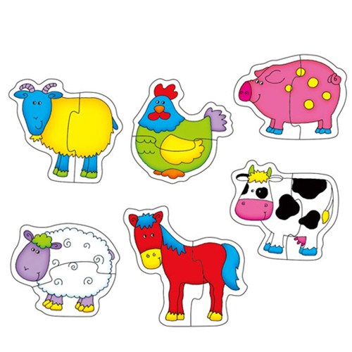 Galt Baby puzzle farm - puzzle ferma de animale