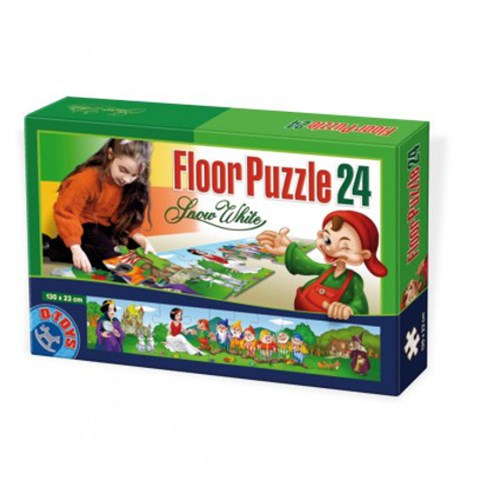 D-toys Puzzle floor alba ca zapada