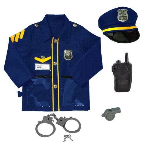 Shopu Costum agent de politie le sheng, accesorii incluse, 3 ani+