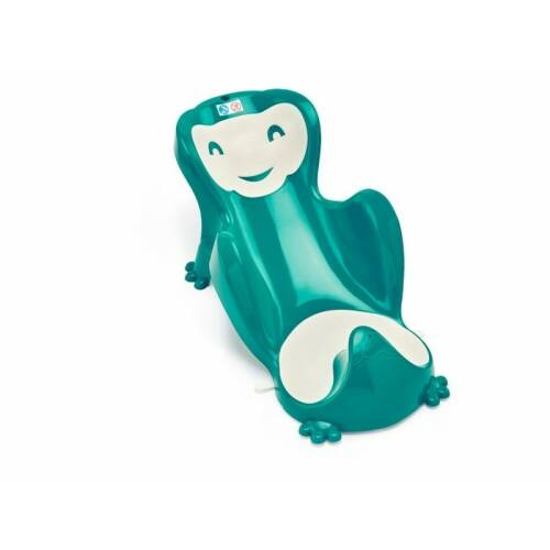 Hamac pentru baie babycoon Thermobaby, plastic, maxim 8 kg, maxim 70 cm, 0-8 luni, model emerald