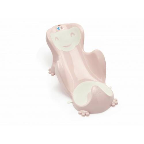 Hamac pentru baie babycoon Thermobaby, plastic, maxim 8 kg, maxim 70 cm, 0-8 luni, model powder pink