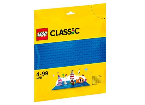 10714 lego® classic placa de baza albastra