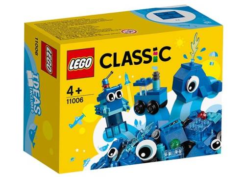 11006 lego® classic: caramizi creative albastre (11006)