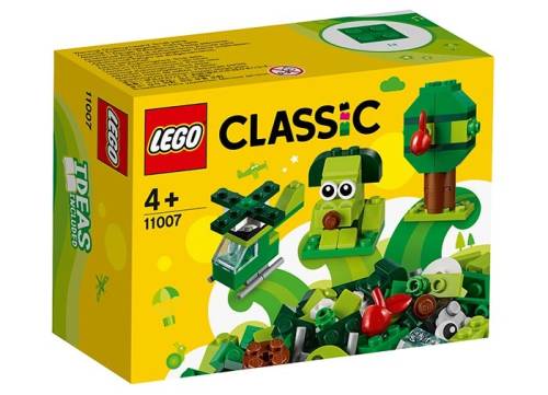11007 lego® classic: caramizi creative verzi (11007)