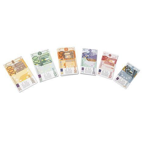 Bancnote de jucarie (euro), 60 bucati, learning resources