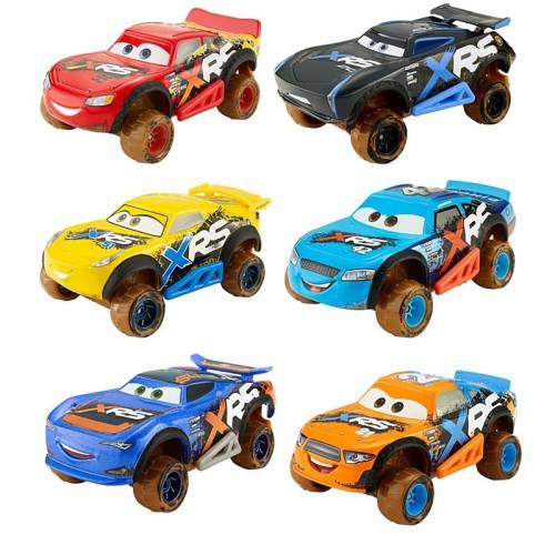 Mattel cars xrs mud singles asst 2