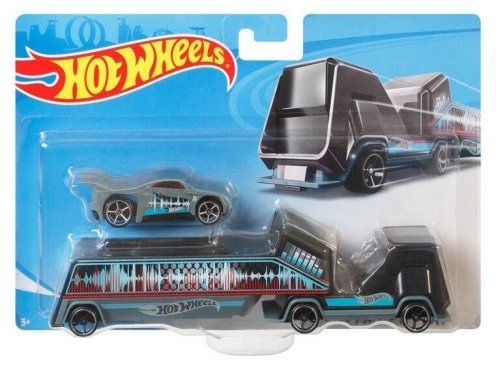 Set camion si masina sport hot wheels hw park and play