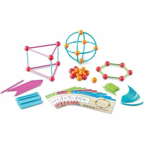 Set constructie - forme 3d, learning resources