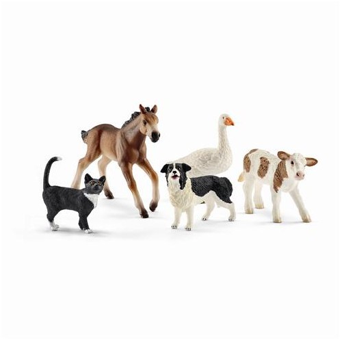 Set figurine schleich - animalute din lumea fermei - sl42386