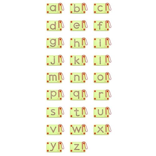 Set magnetic de scriere - litere mici, viga