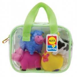 Alex toys - set tematic cu jucarii pentru baie ferma