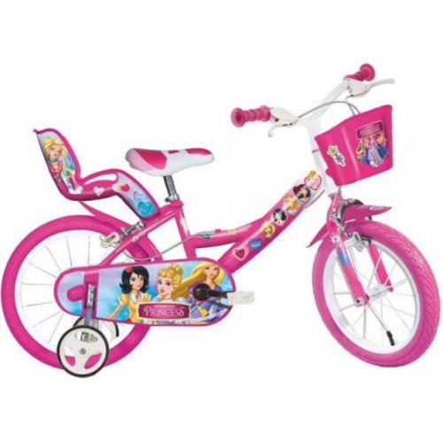 Bicicleta copii 14inch, pentru copii 4-7 ani, princess 144r-pri dino bikes