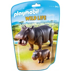 Playmobil Hipopotam cu pui