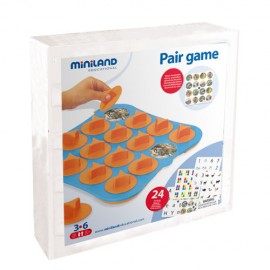 Joc de memorie 24 activitati, cu 4 table de joc - miniland