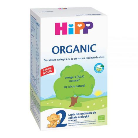 Lapte HIPP 2 organic lapte de continuare 300g