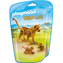 Playmobil Leopard cu pui