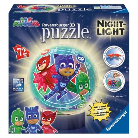 Ravensburger Puzzle 3d eroi in pijamale m2