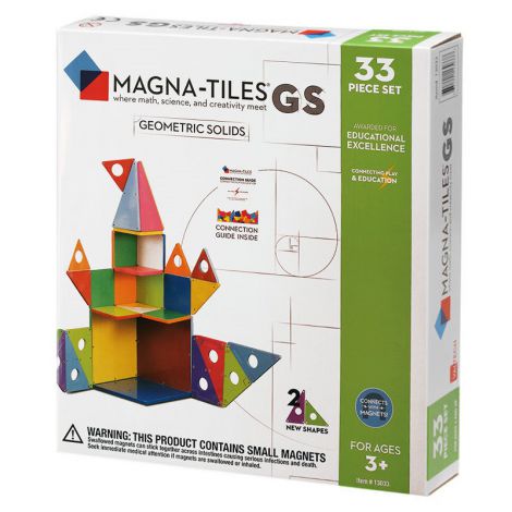 Magna Tiles Set de constructie-magna-tiles geometric solids set magnetic