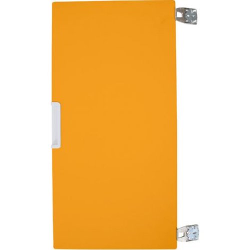 Usa medie pentru dulap quadro, inchidere lenta, culoare portocaliu