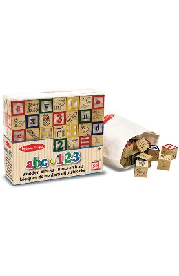 Abc-123 blocks - cuburi litere si cifre - litere mici