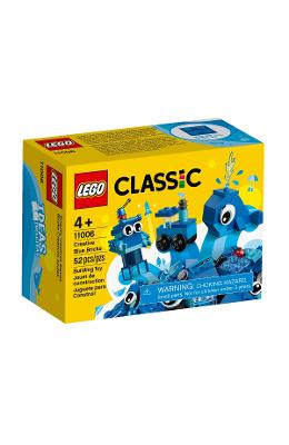 Lego classic. caramizi creative albastre