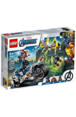 Lego marvel avengers. atacul razbunatorilor cu motociclete