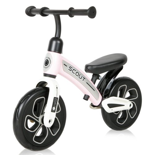 Lorelli Bertoni Bicicleta de echilibru fara pedale pentru fete 10 inch lorelli scout roz