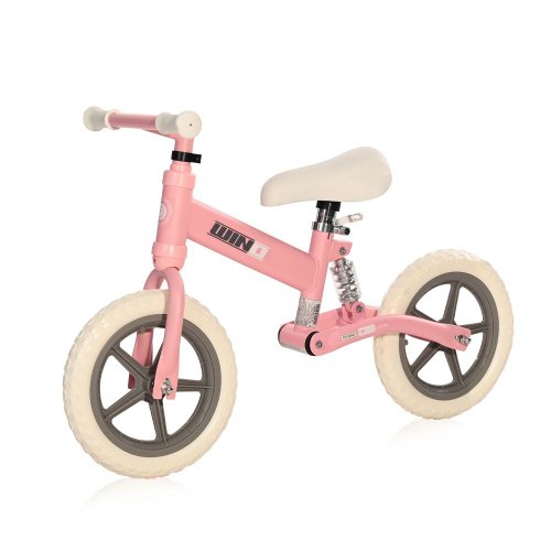 Bicicleta de echilibru fara pedale pentru fete 10 inch lorelli wind roz