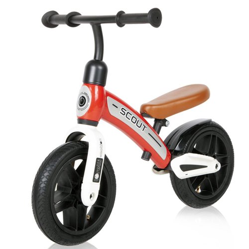 Lorelli Bertoni Bicicleta de echilibru fara pedale pentru fete roti cauciuc 10 inch lorelli scout air rosie