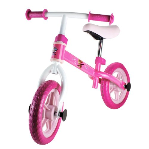 Bicicleta fara pedale pentru fetite 10 inch paw patrol roz