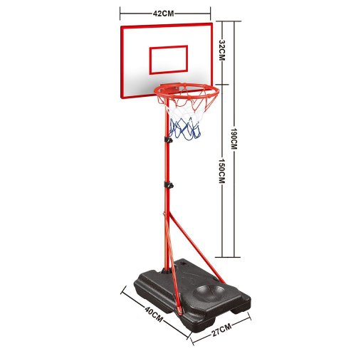Cos de baschet cu cadru metalic basketball sports 190 cm