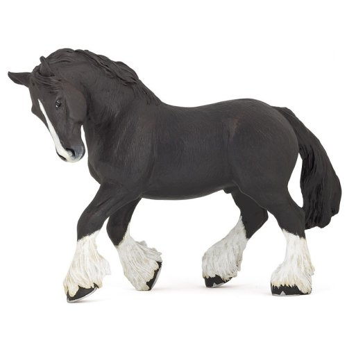 Figurina papo cal negru shire