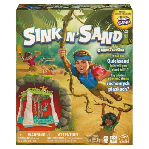 Spin Master Joc de societate cu nisip kinetic sink n sand