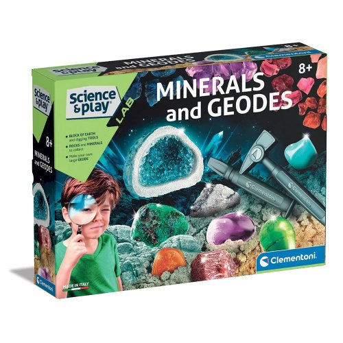 Joc educativ clementoni science play minerale si geode