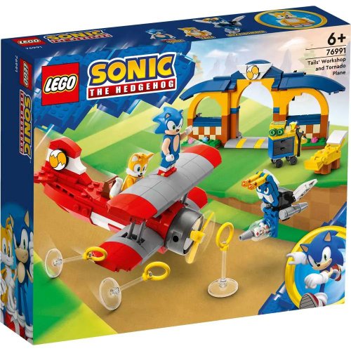 Lego sonic the hedgehog atelierul lui tails si avion tornado 76991