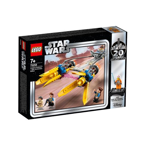Lego star wars podracerul lui anakin editie aniversara de 20 ani 75258